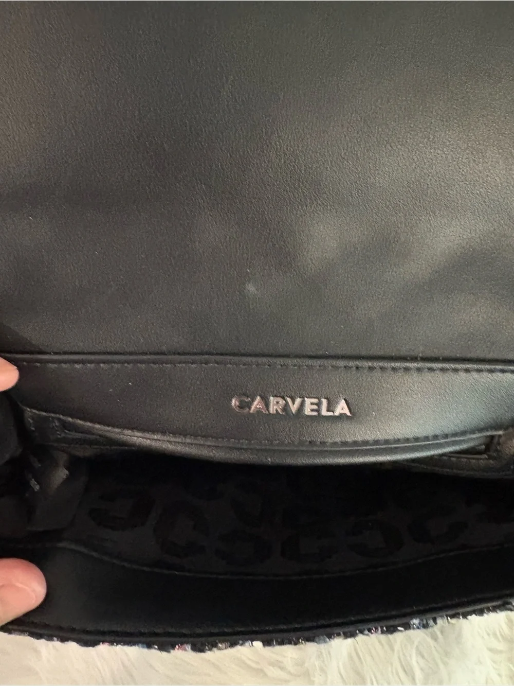 Carvela Tweed Shoulder Bag